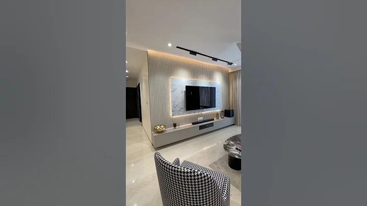 Luxury Tv Unit Design #shorts #shortvideo #short  Designed by Surekh Interior