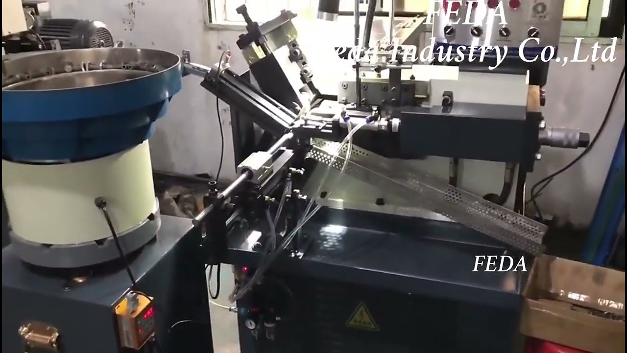 FD-30A 3 axis thread rolling machine is used for making external thread on metal parts