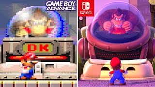 Mario vs Donkey Kong - Final Boss Comparisons (Switch vs Original)