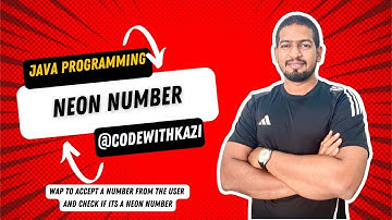 Neon Number in Java | Java Programming Tutorials