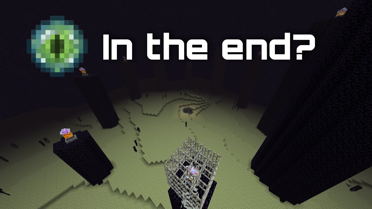 What happens if you throw an eye of ender in the end YouTube