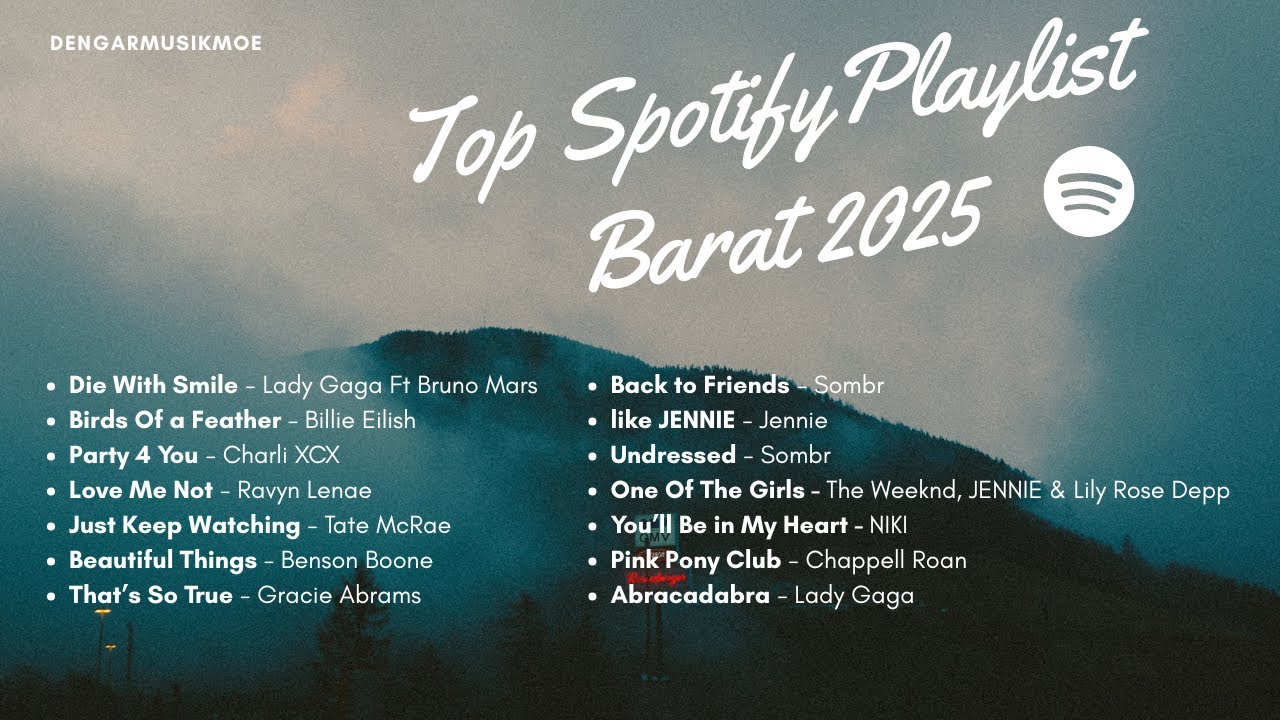 Top Playlist Spotify Barat 2025 | Teman Kerja | Nambah Semangat