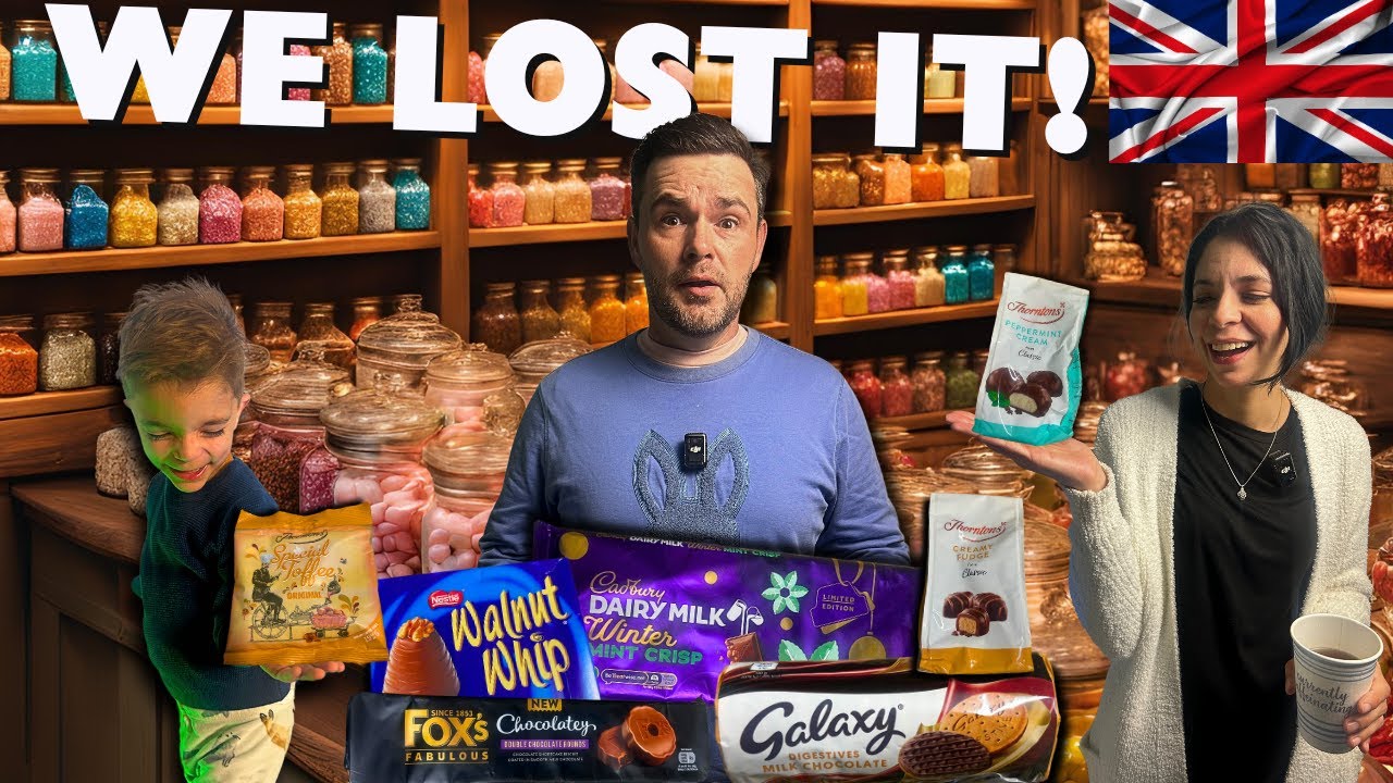 American family try real British Sweets & CAN'T HANDLE IT!