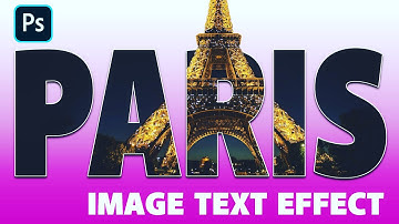 How To Put an Image Inside of Text in Photoshop [FAST & EASY] text effect