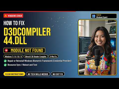 Fix d3dcompiler_44.dll!