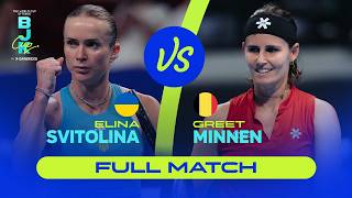 Details Elina Svitolina (UKR) vs Greet Minnen (BEL) | FULL MATCH |  2026 Billie Jean King Cup Finals Guide