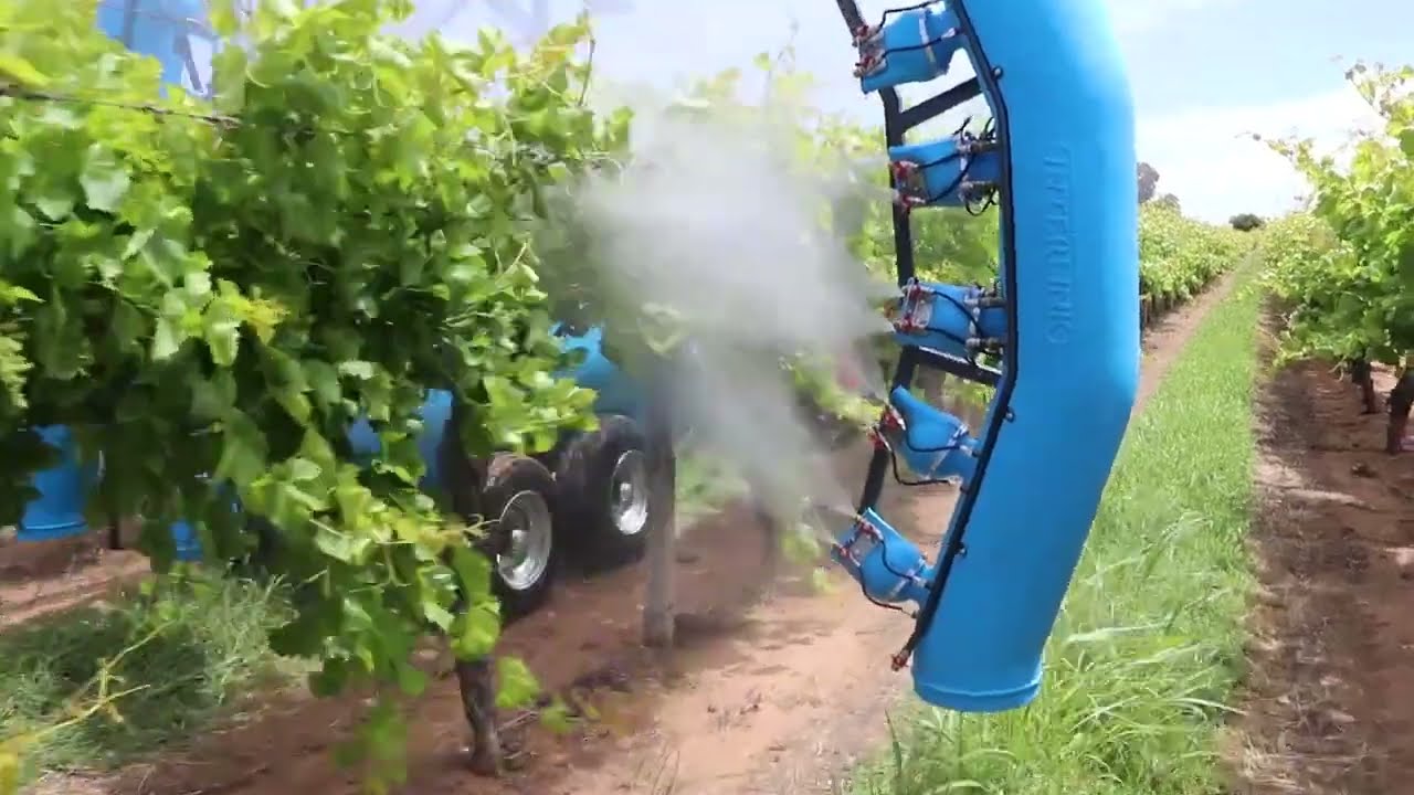 Interlink Vineyard - 2 Row Curved Nebulizer Sprayer!