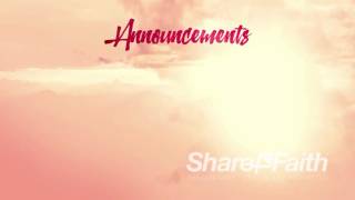 Famous Easter Background: He's Alive Church Announcements Video Loop Wealth