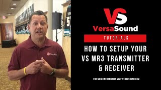 Wireless DJ Setup - How to use the VS MR3 Transmitter & Receiver