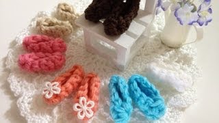 Miniature shoes☆かぎ針で編む小さな靴(*^。^*)簡単にミニサイズを