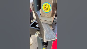 Combined punching and shearing machine. #ironworker #machine