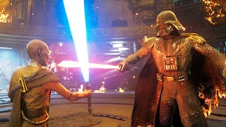 Star Wars Jedi Survivor Darth Vader Destroys Everyone Scene (2023) 4K