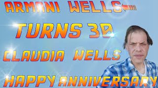 Armani Wells turns 30  Happy anniversary Claudia Wells
