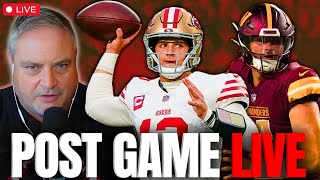 49ers vs Commanders  Post Game Live  Game Reaction