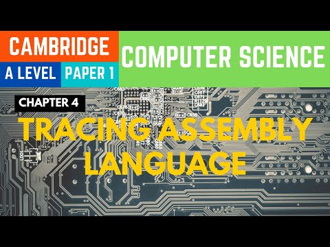 Tracing Assembly Language with Trace Table - A Level Computer Science 9618 Paper 1