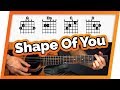 Shape of You Guitar Tutorial (Ed Sheeran)  Easy Chords Guitar Lesson