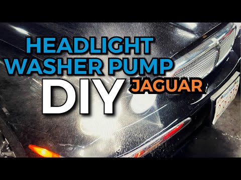 How to Install Headlight Washer Pump on Jaguar X350/X358. Jaguar XJ6, XJ8, XJR, Super V8, Daimler