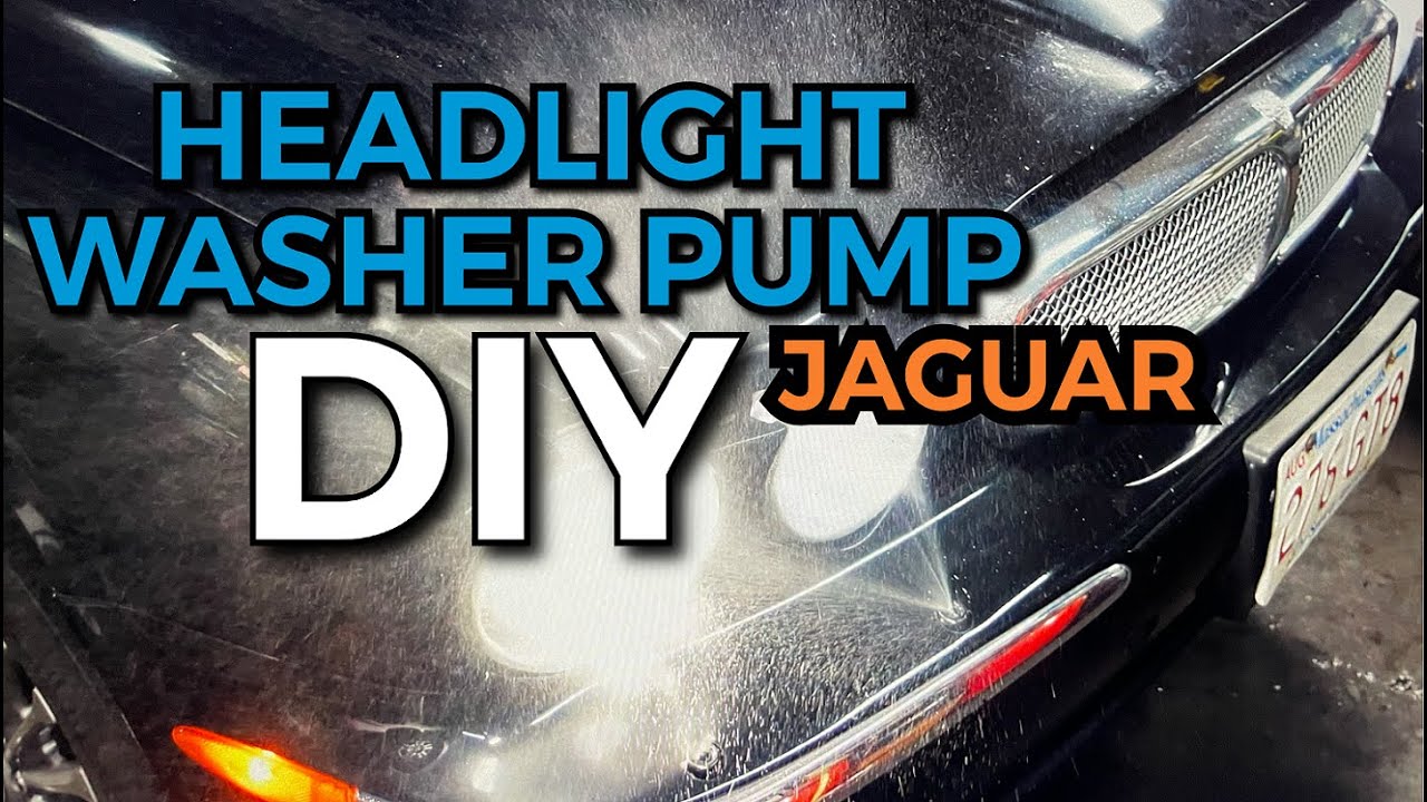 How to Install Headlight Washer Pump on Jaguar X350/X358. Jaguar XJ6