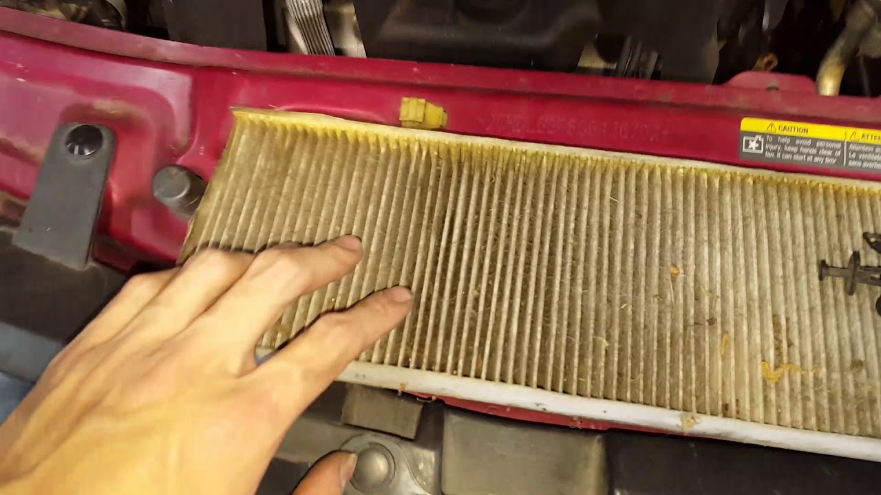 88839 new cabin air filter. 2006 Equinox YouTube