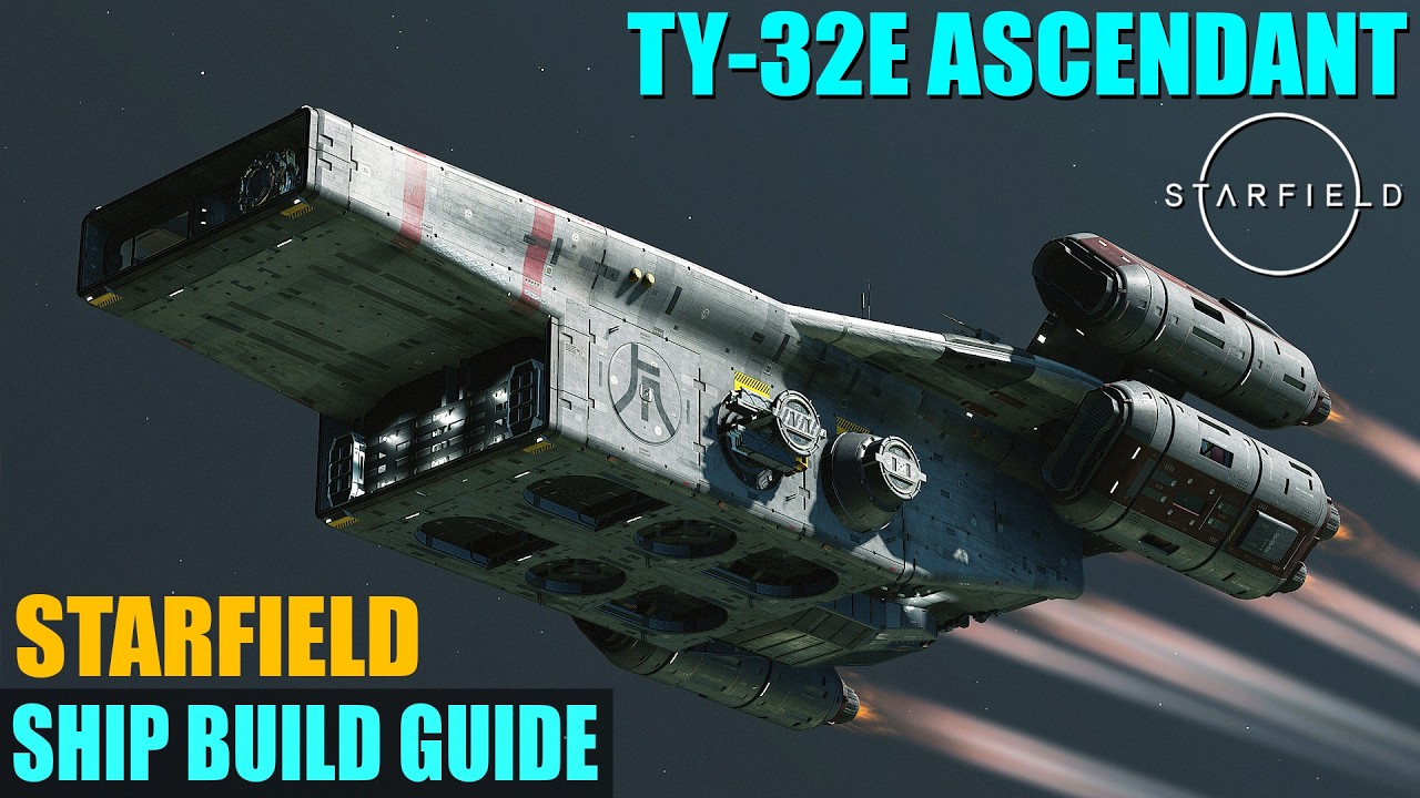 Starfield Ship Build Guide | TY-32E Ascendant | Ryujin R&D Vessel | ASC Taiyo Mod
