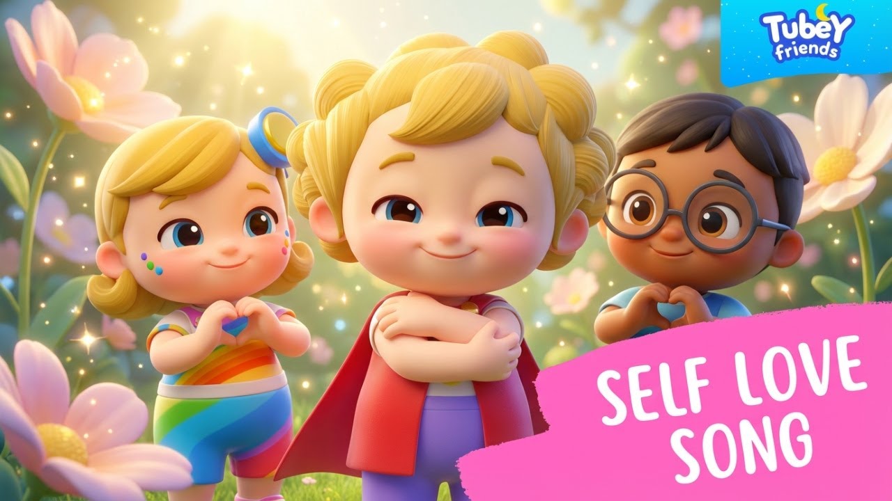 Is this the Number#1 Self Love Song for Kids? 👶❤️ | Tubey Friends | Nursery Rhymes | #Mentalhealth