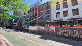 Downtown Boise, ID construction update - June, 2021