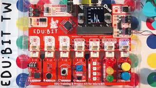 Cytron Edu:bit with Adafruit CLUE - plotting P0, P1, P2