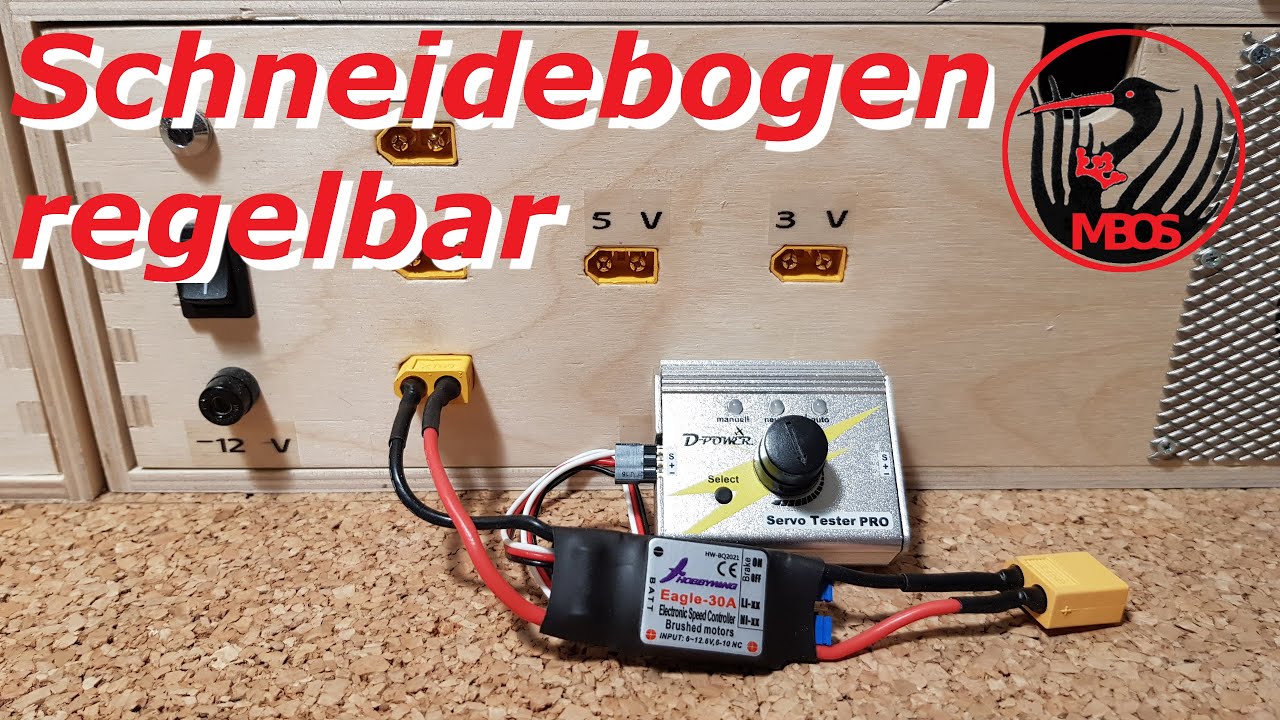 Styropor schneiden: Regelbarer Schneidebogen / Segelflug Windberg e.V.