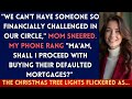 You're Too Poor For This Family, Mom Said At Christmas—Then My Assistant Called About Their Debts...