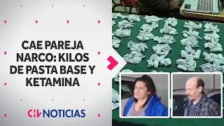 Cayó pareja de narcos en Conchalí: Se incautó marihuana, pasta base, cocaína, ketamina y cigarrillos
