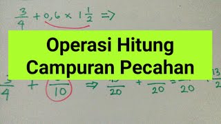 Operasi Hitung Campuran Pecahan | Kelas 6 SD