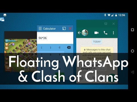 Floating WhatsApp and Clash of Clans!