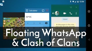 Floating WhatsApp and Clash of Clans! screenshot 2