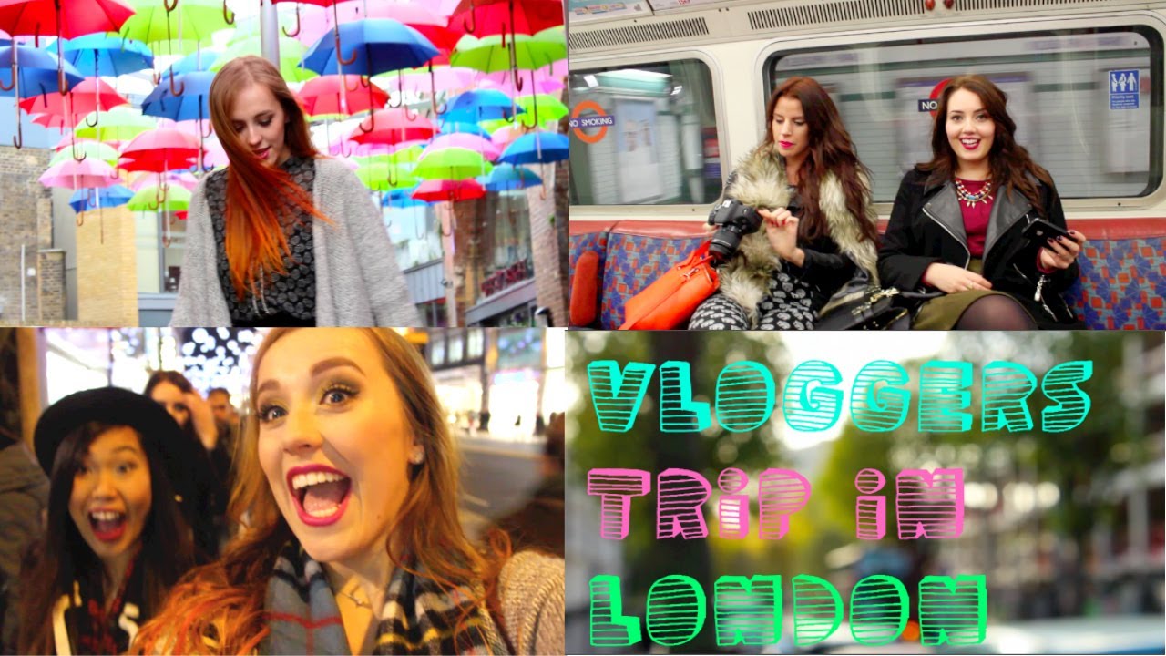 Vloggers Trip to London with Onna, Carly & Shu!