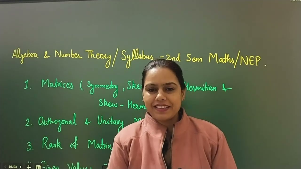 Algebra and Number Theory | Syllabus introduction with important chapters | New Era Maths Classes 