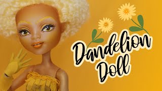 Using only YELLOW art supplies ? Rainbow Repaint Series | doll repaint