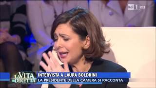 Laura Boldrini Ospite Di Cristina Parodi A La Vita In Diretta 12012016