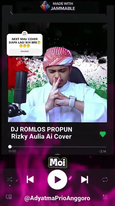Lirik Lagu Dj Romlos Propun Cover @Al-Rizky π€π± #rizkyauliaaicover #rizkyaulia #djromlospropun