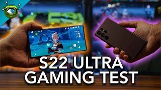 Samsung Galaxy S22 Ultra Gaming Test and Benchmark | GENSHIN IMPACT, PUBG,FORTNITE & MOBILE LEGENDS
