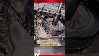 How to Tighten a Car V Belt the Easy Way #shorts #tricks