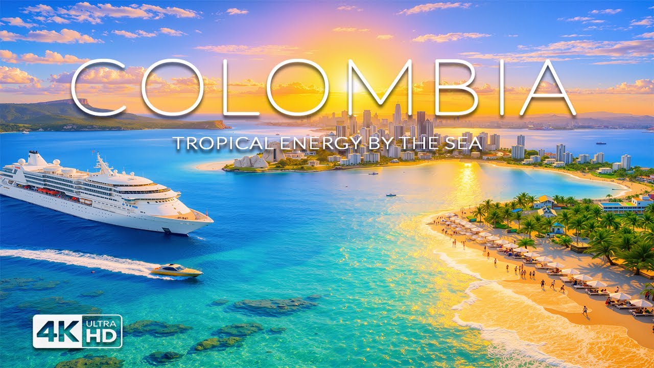 Откройте для себя Колумбию в формате 4K 🇨🇴 | Тропические побережья, лазурные моря и райские пляжи.