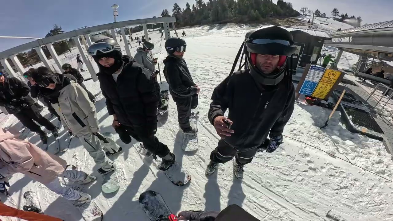 Snow Session #7 1-25-26 Big Bear Mountain Resort ASMR No Music