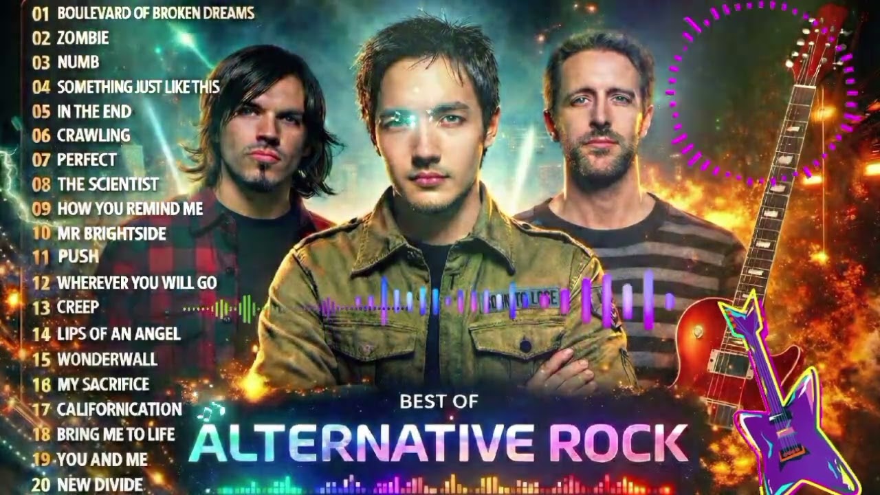 Hoobastank, Keane, Oasis, Coldplay, Audioslave, 3 Doors Down | Best Alternative Rock #alternativeroc