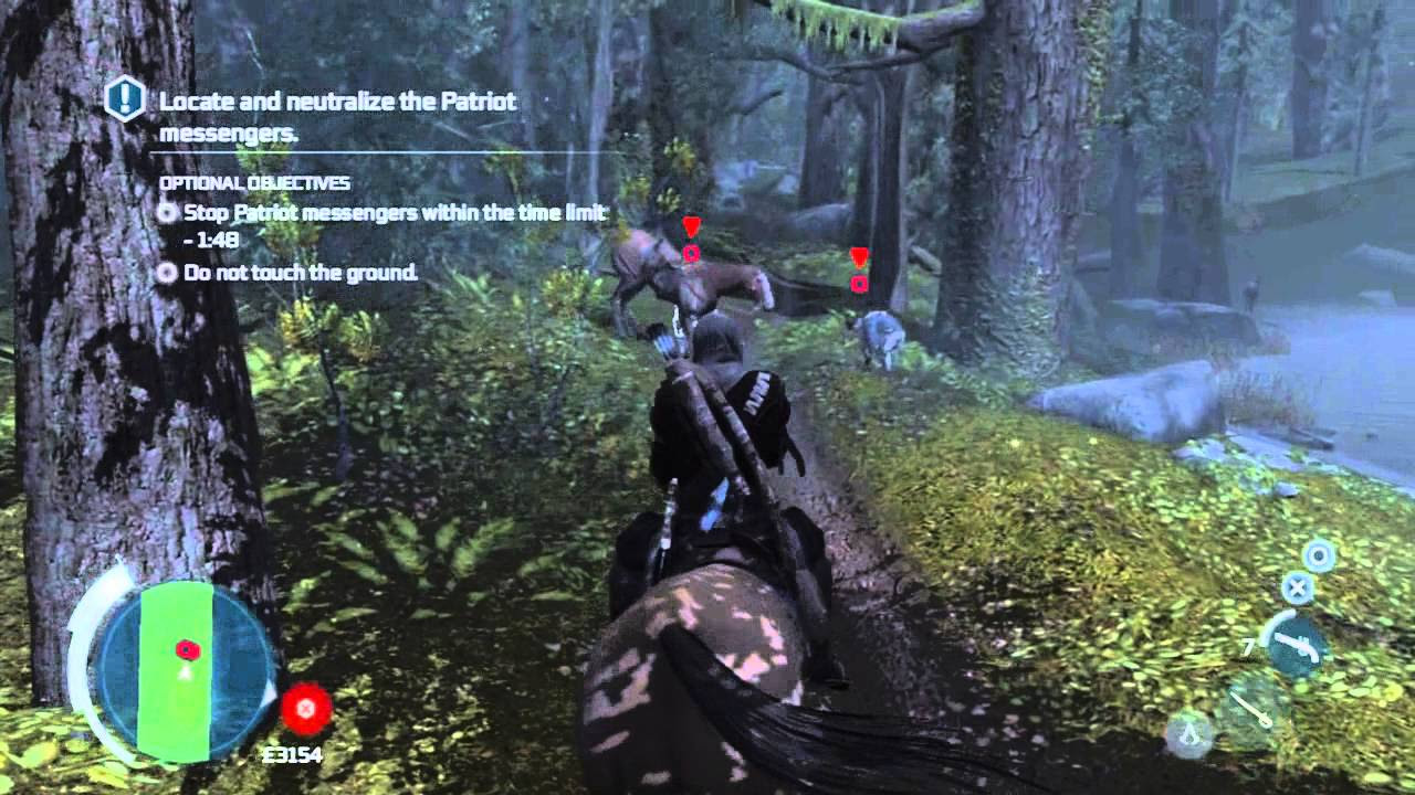 Assassin's Creed 3 - Neutralize Patriot Messengers (Full Synchronization)