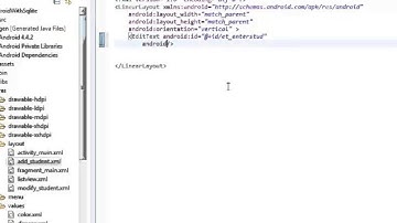 Sqlite Example With Android Part1