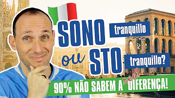 ESSERE e STARE: tudo que você precisa saber! I Aula de italiano básico I Vou Aprender Italiano