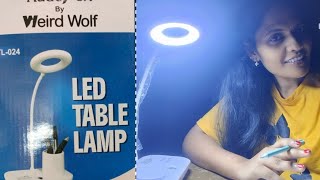 Best Rechargeable study lamp 2026 |wired wolf | LED Desk Lamp for usb_C Type #viral#amazongadgets