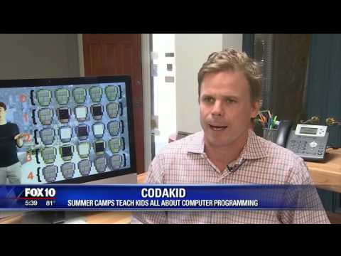 COD FOX 10 coding summer camp 4 17 2016 - YouTube