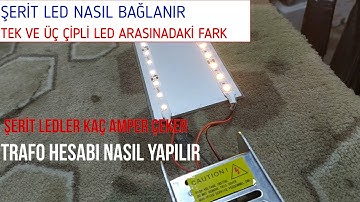 ŞERİT LED NASIL BAĞLANIR ? TEK ÇİP VE ÜÇ ÇİP ARASINDAKİ FARK.