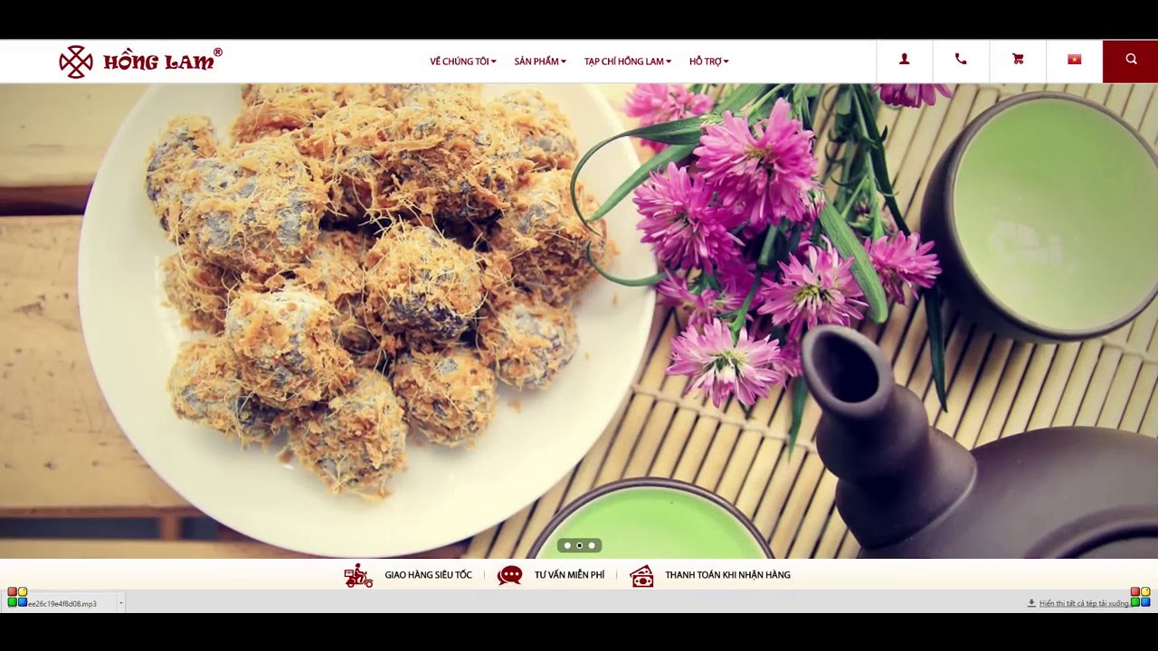 Hướng dẫn đặt hàng online - Ô mai Hồng Lam